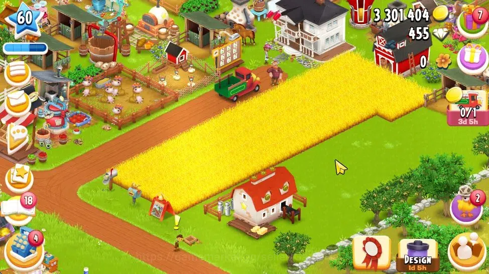 Hay Day Accounts Lvl 60 | Silo Storage 1050 + Barn Storage 4050 + 3 image 3