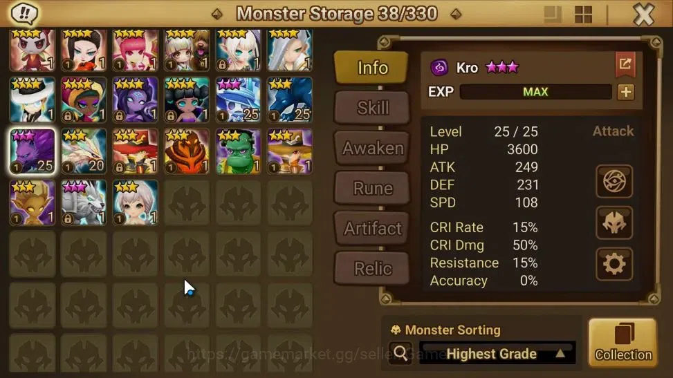 Summoners War: Sky Arena Accounts End-Game GLOBAL Lv100|2 LD[Xiana,Eludia]|55 Total NB5[Leo,Shi Hou,Oliver,Etc]+105 13