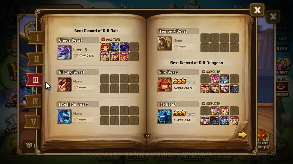 Summoners War: Sky Arena Accounts End-Game GLOBAL Lv100|2 LD[Xiana,Eludia]|55 Total NB5[Leo,Shi Hou,Oliver,Etc]+105 5