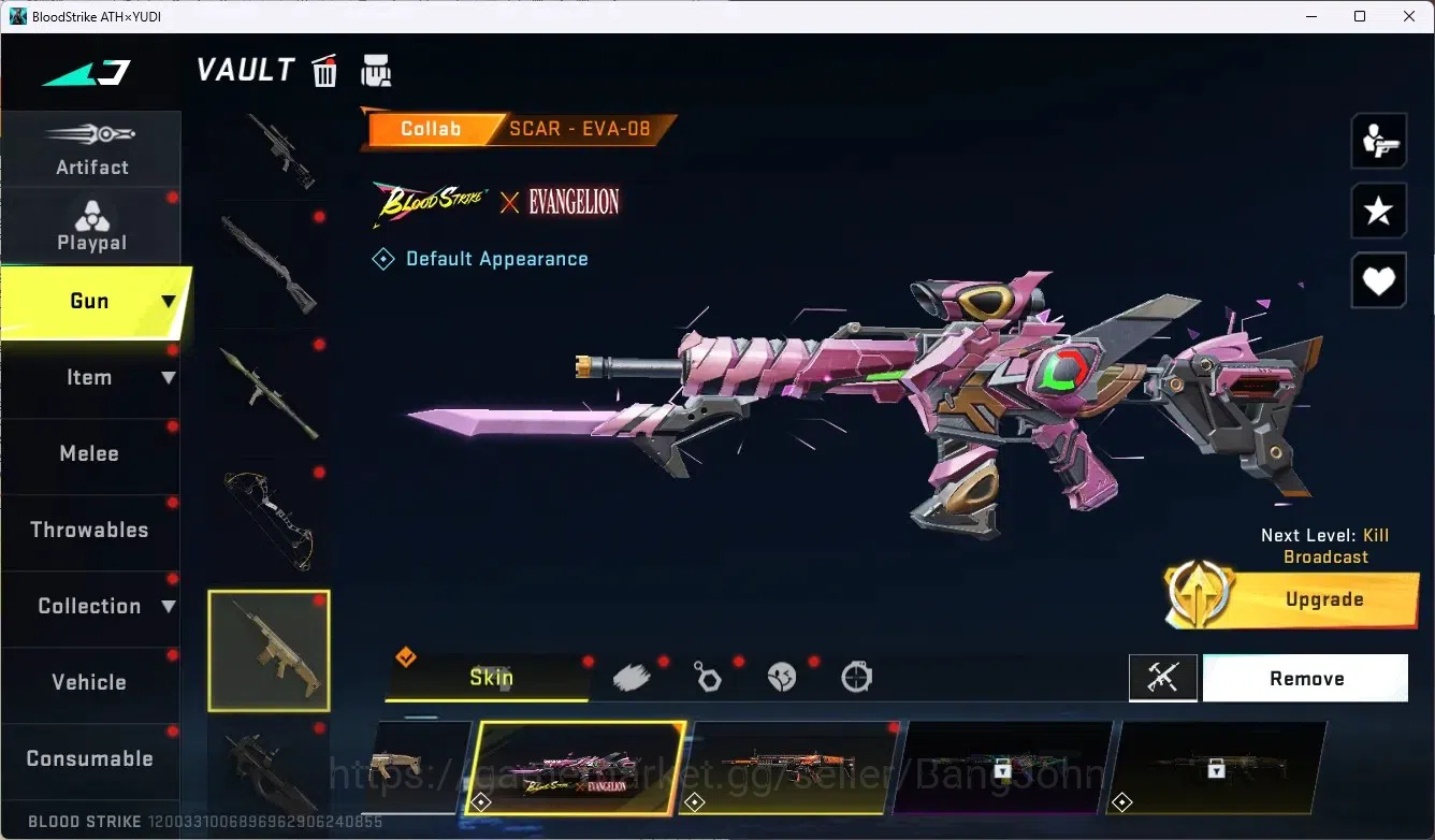 Blood Strike Accounts ASIA|3 Ultra Melee[Lightblade,Axe,Shuriken]|5 Eter image 12