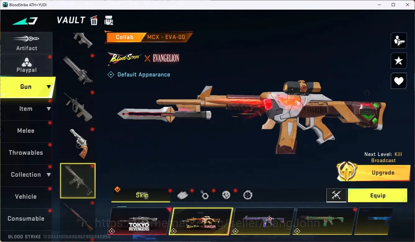 Blood Strike Accounts ASIA|3 Ultra Melee[Lightblade,Axe,Shuriken]|5 Eter image 19