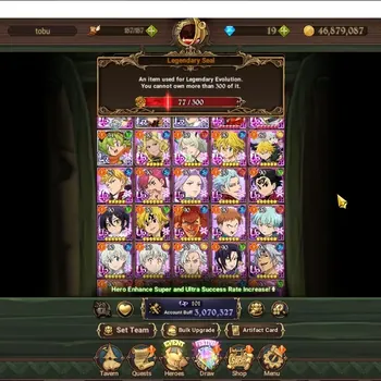 The Seven Deadly Sins: Grand Cross Accounts Endgame GLOBAL|3M CC|77 LS|2 LR 10