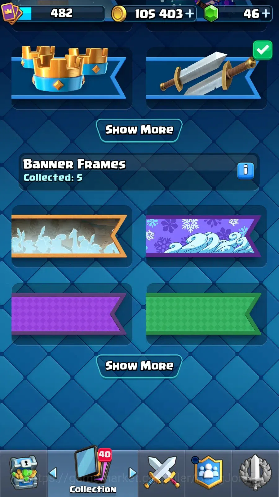 Clash Royale Accounts CL 482|KTL 9|Trophy 3816|1 Hero|5 Evo|Cards 59|Che image 2