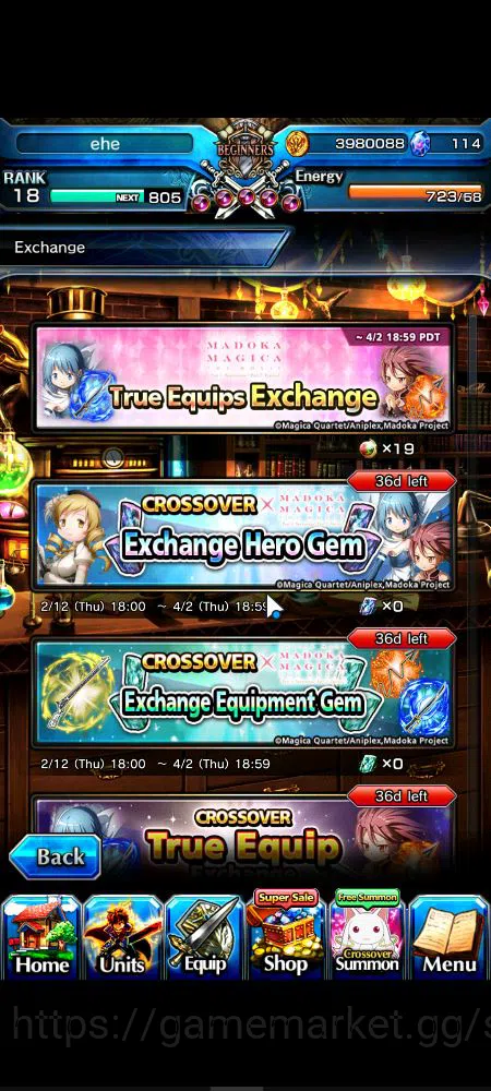 Grand Summoners Accounts Global|Rank 18|11 Ascend|Homura Akemi,Summer Miyu, image 10