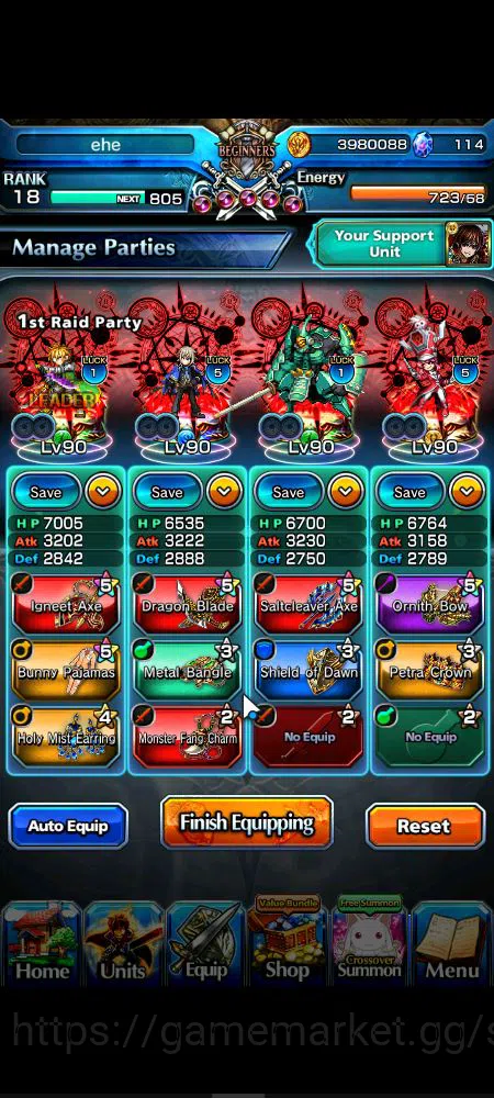 Grand Summoners Accounts Global|Rank 18|11 Ascend|Homura Akemi,Summer Miyu, image 2