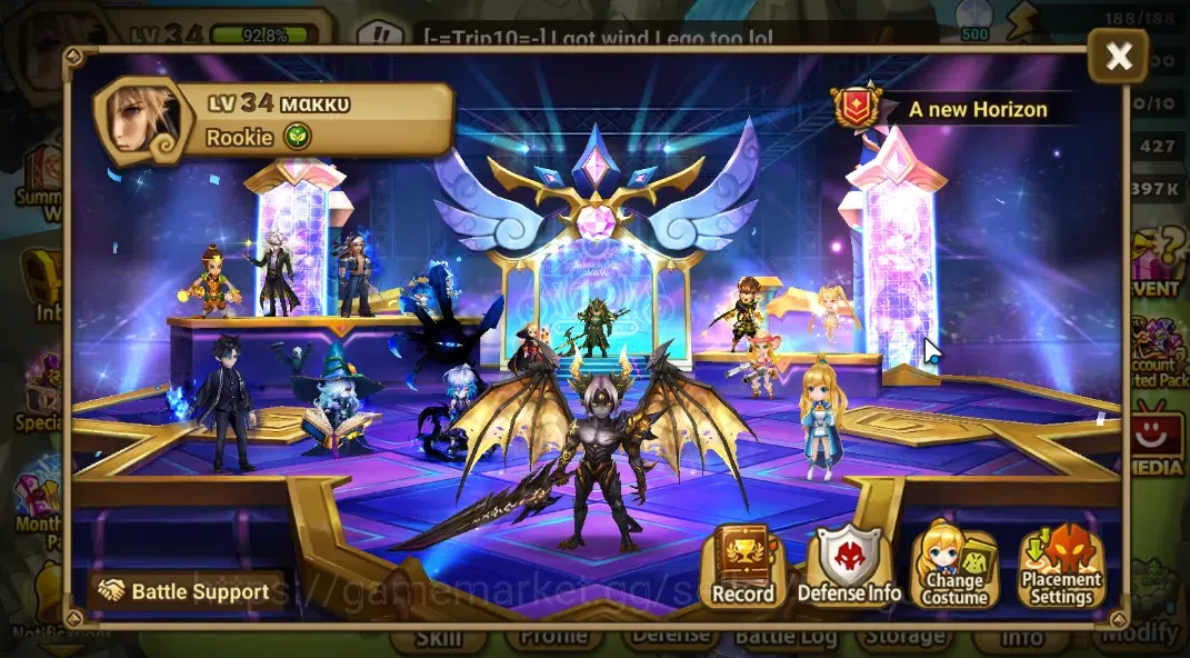 Summoners War: Sky Arena Accounts GLOBAL LV34 1LND Lucifer | NB5 (Leo,Xing zhe,Nana, image 3