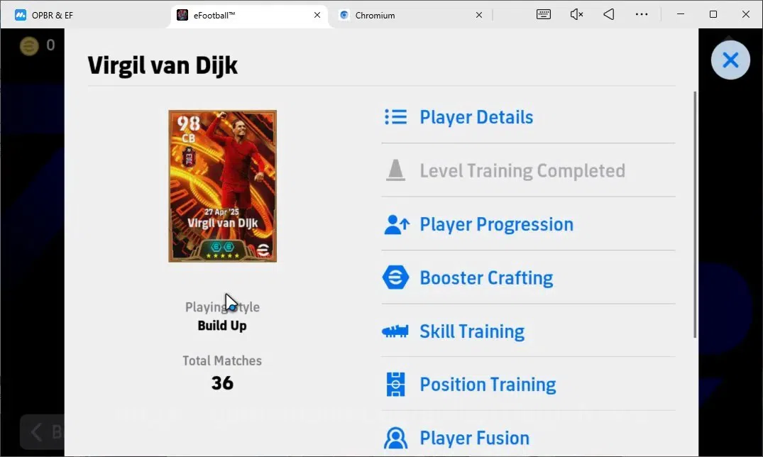 eFootball Accounts Android|Big Time Virgil Van Dijk,Show Time Marcus  image 5