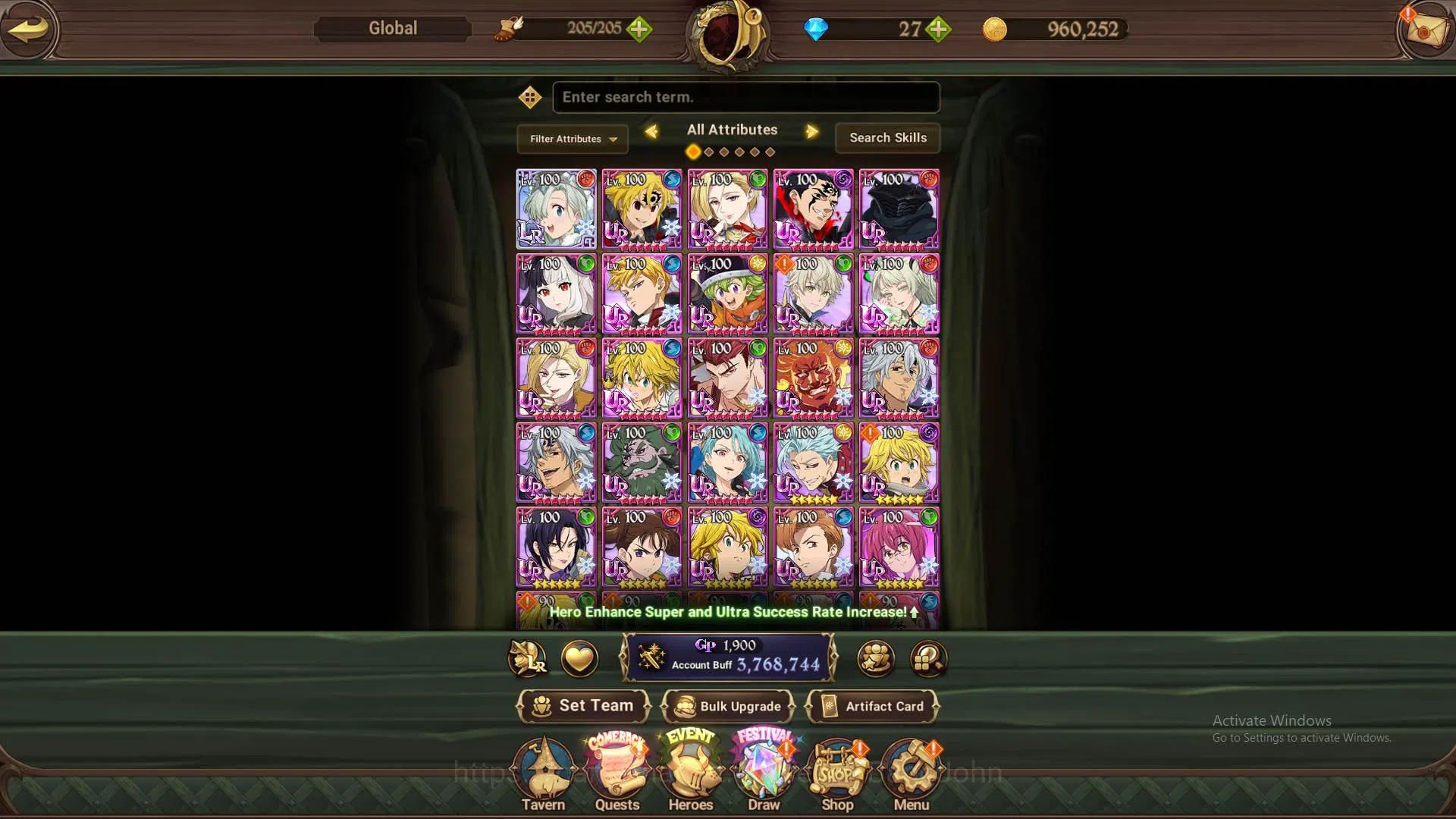The Seven Deadly Sins: Grand Cross Accounts Global|3,7M CC|1 LR+5 UR|ODK4/6,DKM4/6,Sabunak3/6, image 10