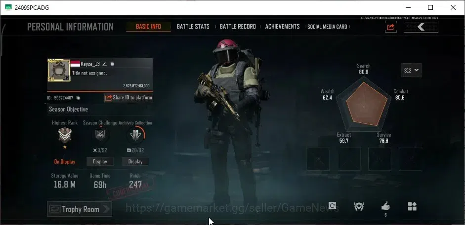 Arena Breakout Accounts MOBILE|Lv30|SV 16.8M|CV 16.1M|Decree LR-AR1,Decree image 2