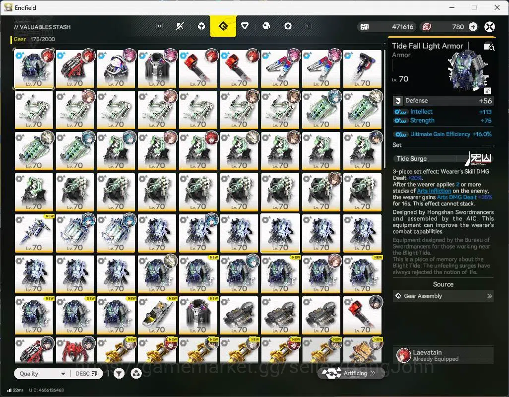 Arknights: Endfield Accounts ASIA | LVL 58 | levatain sign, gilberta sign, Yvon image 15