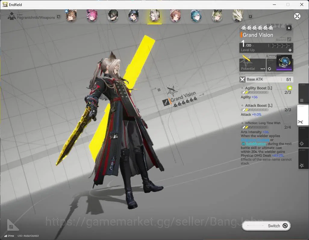 Arknights: Endfield Accounts ASIA | LVL 58 | levatain sign, gilberta sign, Yvon image 9