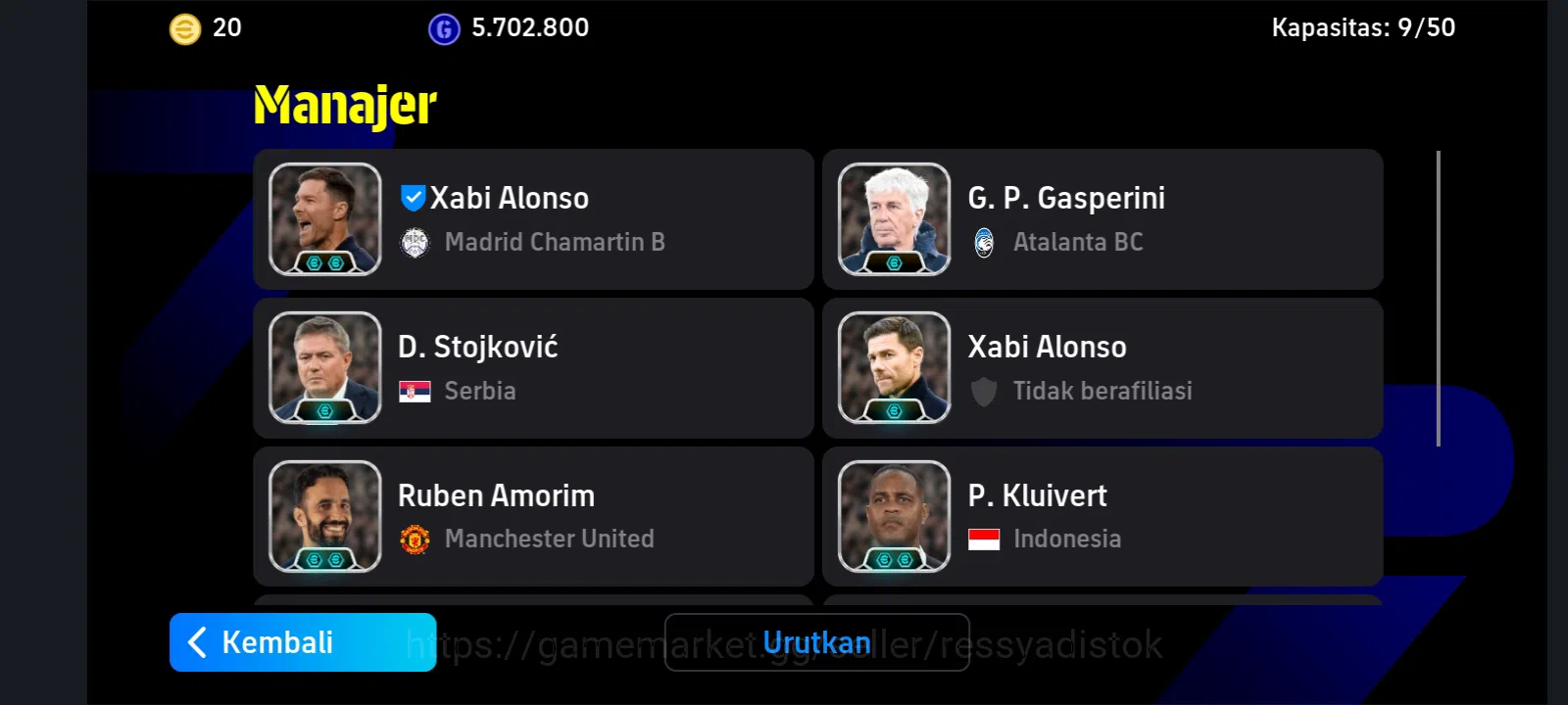 eFootball Accounts Legends & Iconic Players EFOOTBALL 2026 | EDGAR DAVIDS, BOJAN KIRC, OLIVER KAHN OLD, GUTI, D FORLAND, 7 3