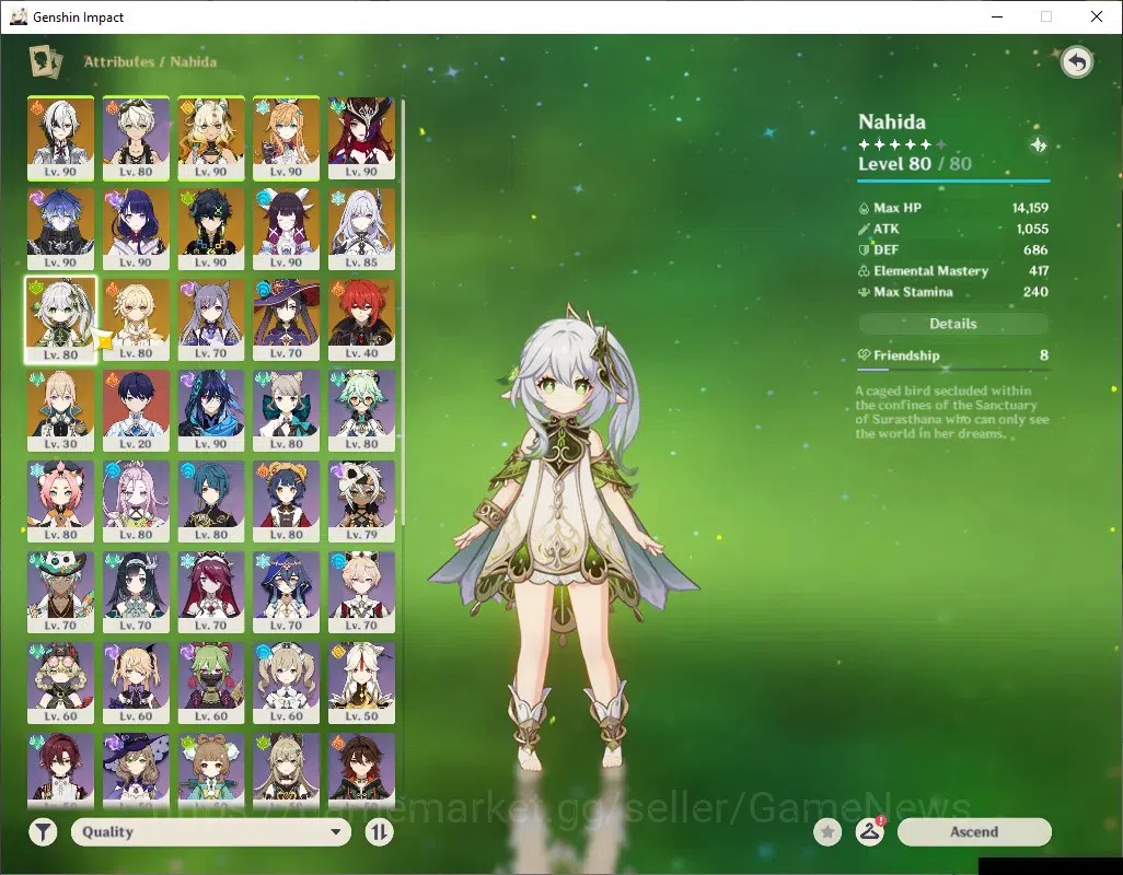 Genshin Impact Accounts ASIA|AR58|PremTeam Skirk|1,8k Primo|10Limited+5(*5 image 12