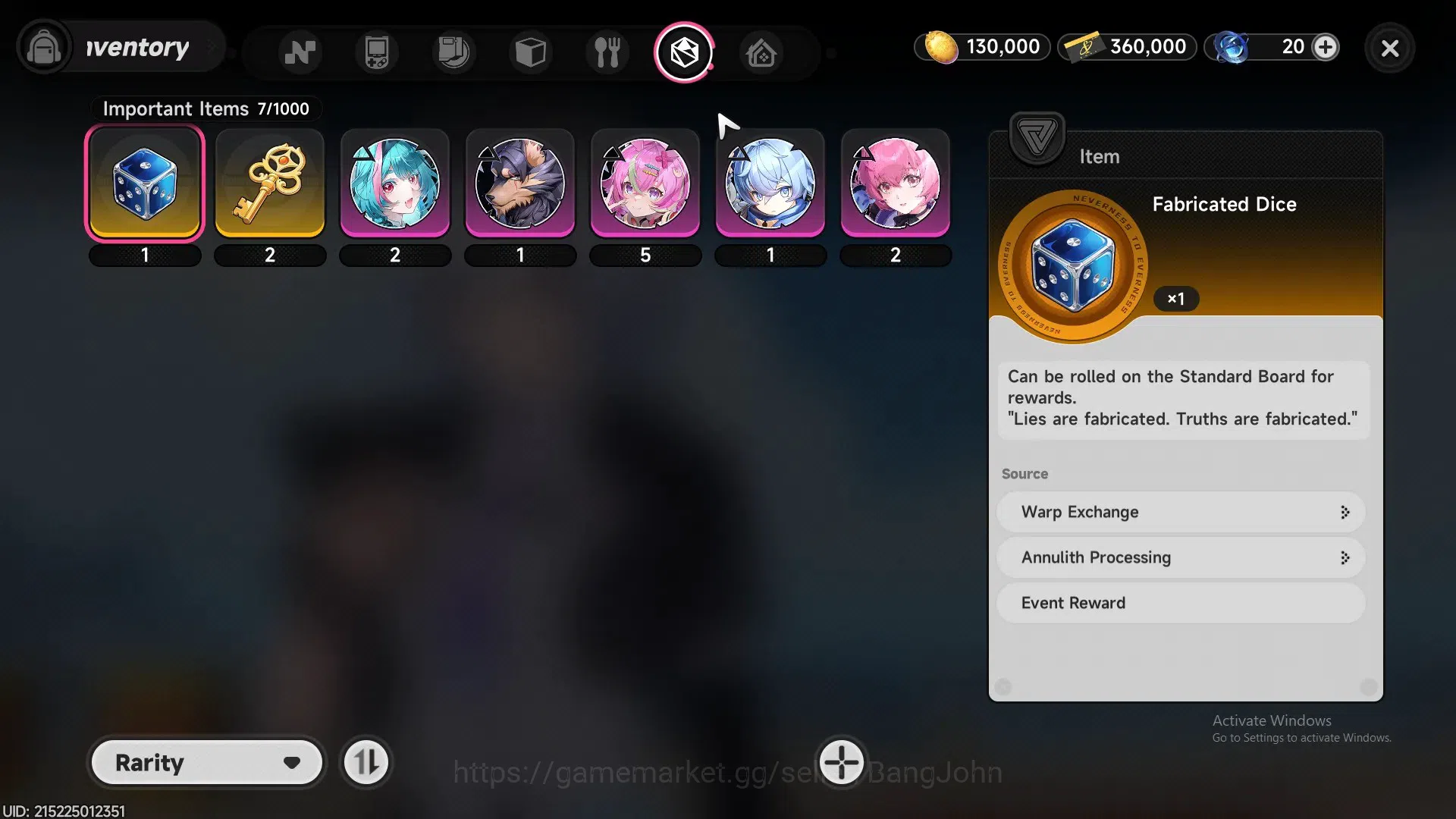 Neverness to Everness Accounts EU | Starter Lv 3 | 1 SSR + 6 SR + 1 SSR Selector  image 4