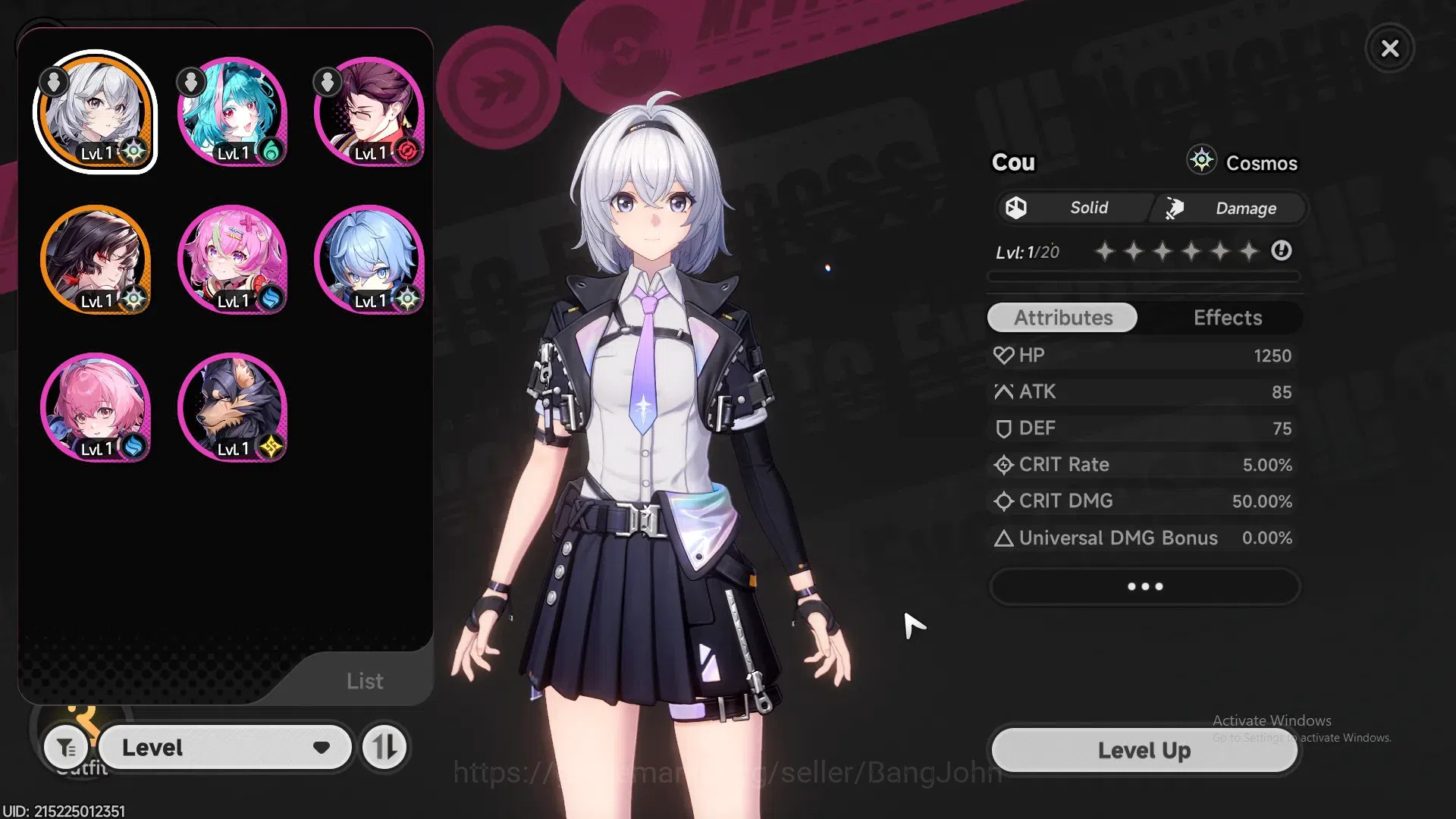 Neverness to Everness Accounts EU | Starter Lv 3 | 1 SSR + 6 SR + 1 SSR Selector  image 8