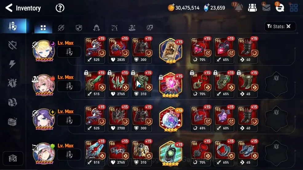 Epic Seven Accounts GLOBAL UnVerif|14 ML(Rhiana&Luciel,LOTScales,HarSe image 15