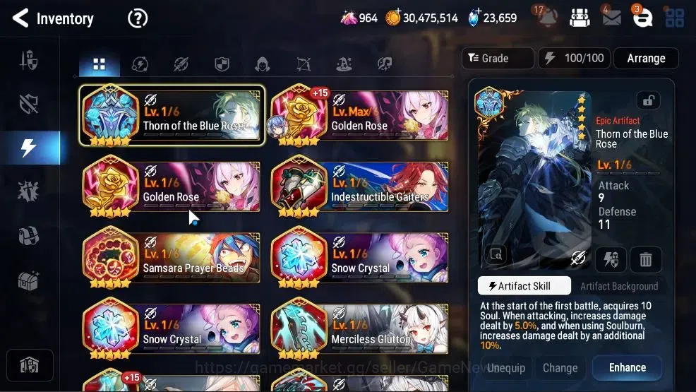 Epic Seven Accounts GLOBAL UnVerif|14 ML(Rhiana&Luciel,LOTScales,HarSe image 17