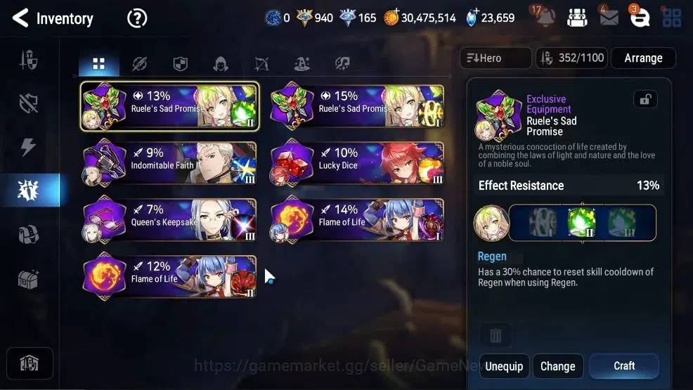 Epic Seven Accounts GLOBAL UnVerif|14 ML(Rhiana&Luciel,LOTScales,HarSe image 18