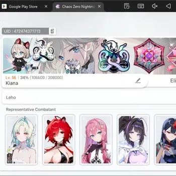 Chaos Zero Nightmare Accounts Global|Lv.56|13 SSR [Arabella,Fei,HeidemarieEM2,Kayron,HugoEM1,Mei LinEM1,VeronicaEM2,Etc] 9