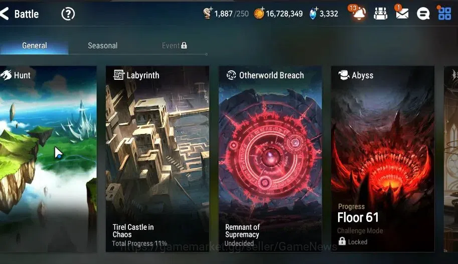 Epic Seven Accounts GLOBAL|UnVerif|4 ML(Rhianna&Luciella,NM Luna,LCerm image 15