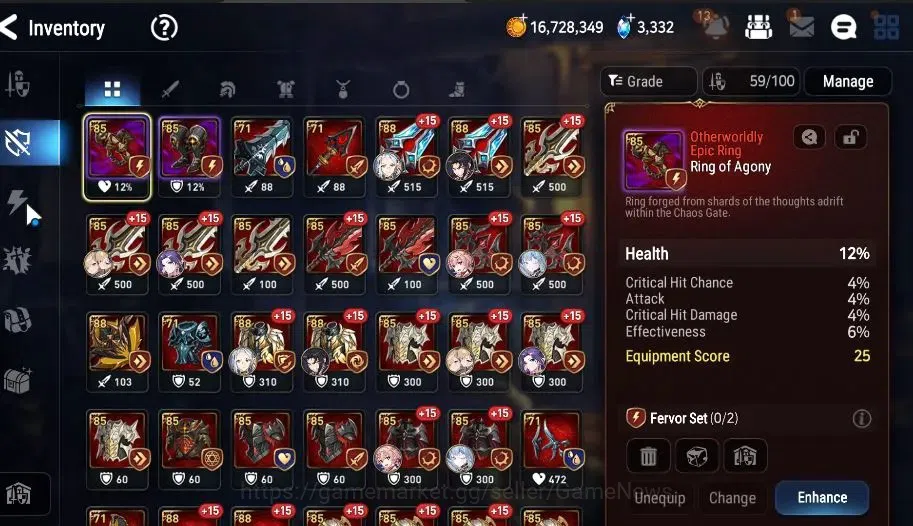 Epic Seven Accounts GLOBAL|UnVerif|4 ML(Rhianna&Luciella,NM Luna,LCerm image 19
