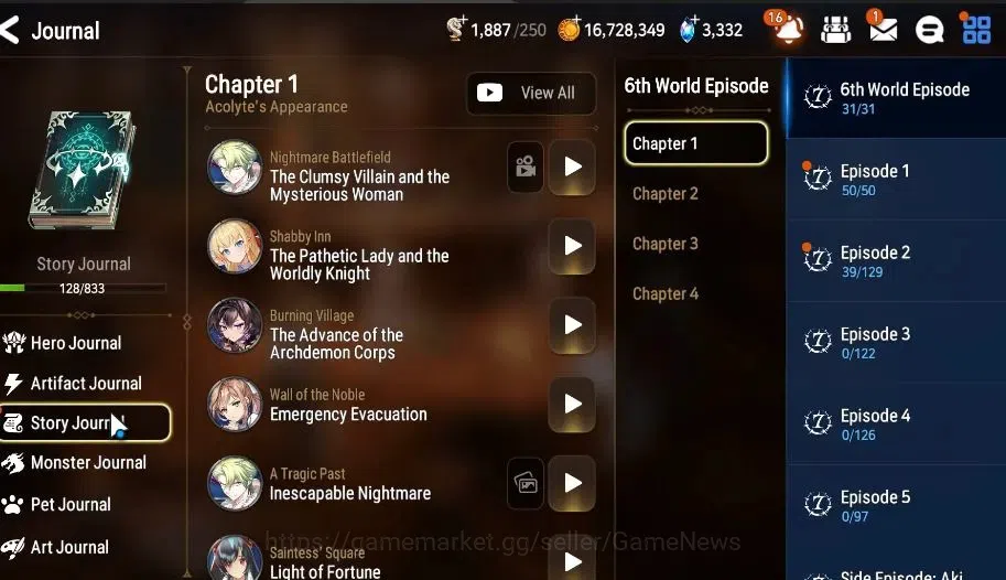Epic Seven Accounts GLOBAL|UnVerif|4 ML(Rhianna&Luciella,NM Luna,LCerm image 8