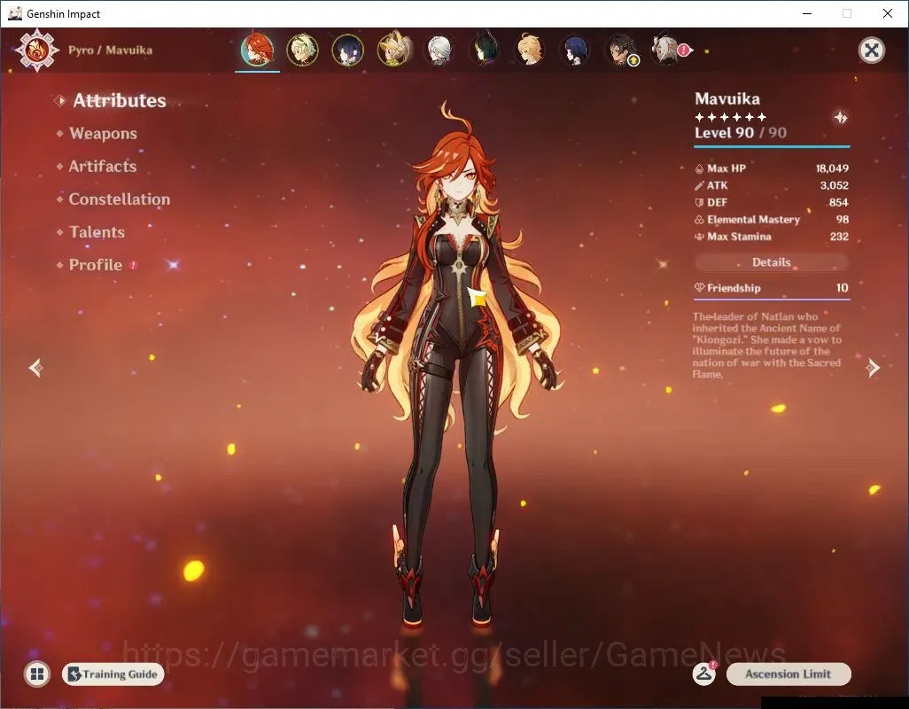 Genshin Impact Accounts ASIA|AR 55|3 Limited+1(*5Weapon)|Mavuika,Arlecchin image 3