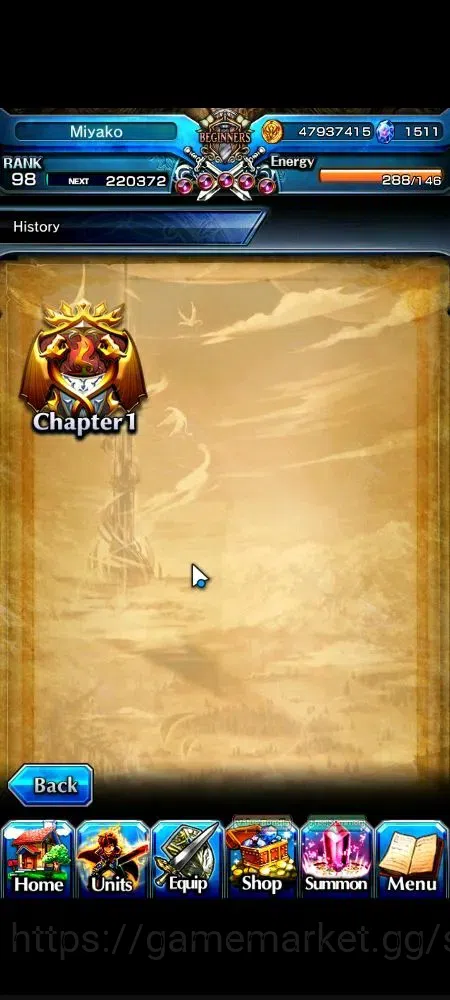 Grand Summoners Accounts Global|1511 cc|Rank 98|25 Ascend+7 TW|(S Miyu,Chlo image 9