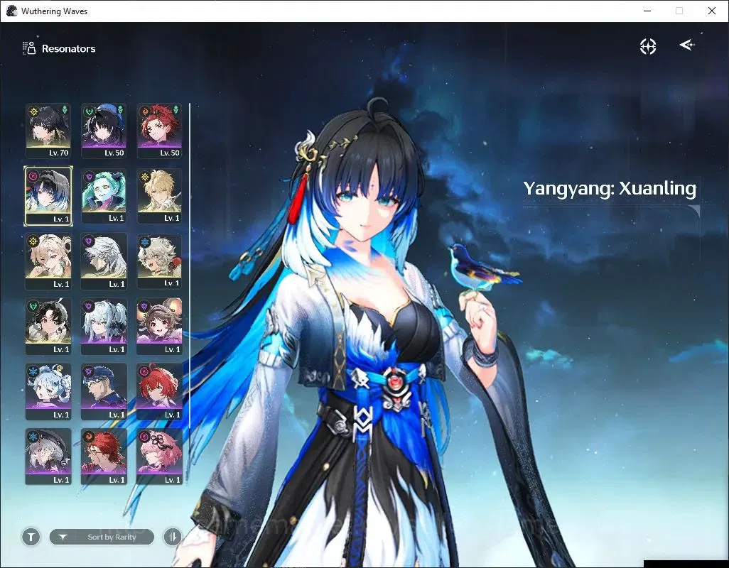 Wuthering Waves Accounts Starter NA |UL 49|4 Limited| (Yangyang:Xuanling,Lynae,Luuk Herssen)+Sign,Rebecca |DB Lvl 29|MC 2
