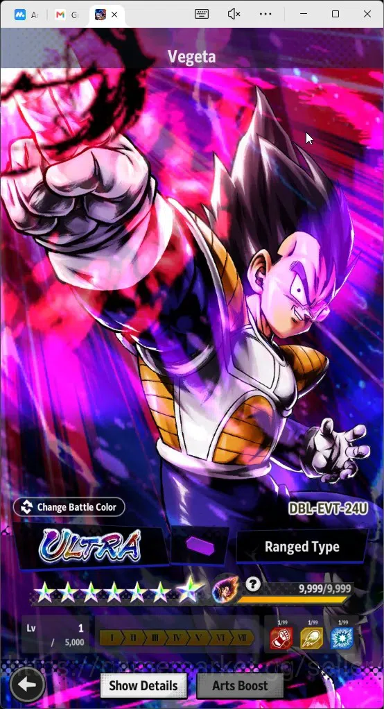 Dragon Ball Legends Accounts High-End Global |Lvl 154|17M Total Power|57 CC|3 LR|5 UL|LR Trunks&Gohan,SSG Shallet,Broly 14