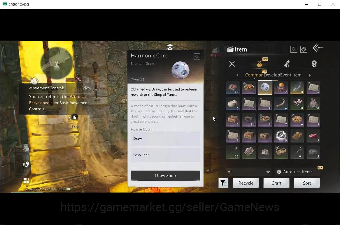 Where Winds Meet Accounts GLOBAL|Lv 5|GS 3682|1 Harmonic Core|Nameless Sword image 1