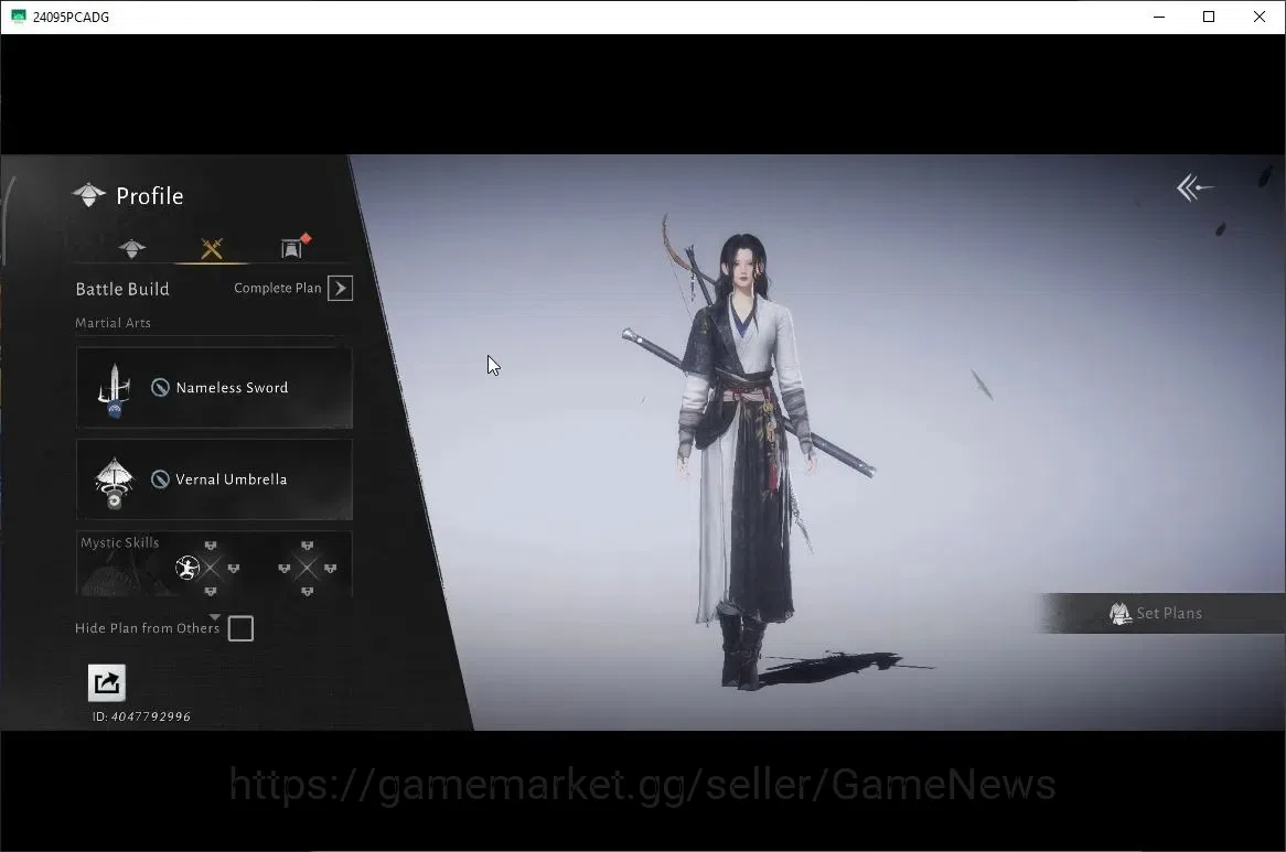 Where Winds Meet Accounts GLOBAL|Lv 5|GS 3682|1 Harmonic Core|Nameless Sword image 3