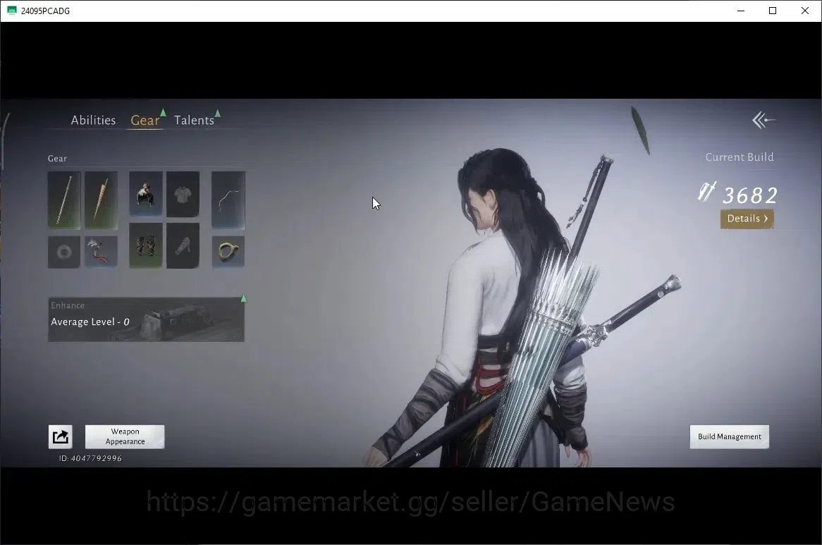 Where Winds Meet Accounts GLOBAL|Lv 5|GS 3682|1 Harmonic Core|Nameless Sword image 6