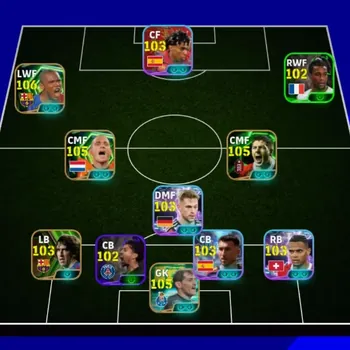 eFootball Accounts Legends & Iconic Players Android|PW 3205|Epic:Samuel Eto'o,Steven Gerard,Wesley Sneijder,Marco van