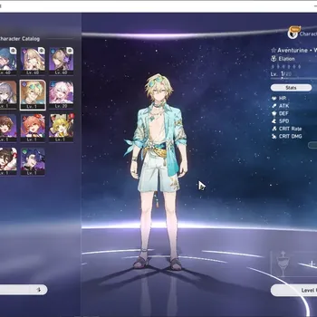 Honkai Star Rail Accounts Others Asia|TL 25|2 Limited Aventurine:Waveflair,Archer + 1 Standard Char Bronya|Male