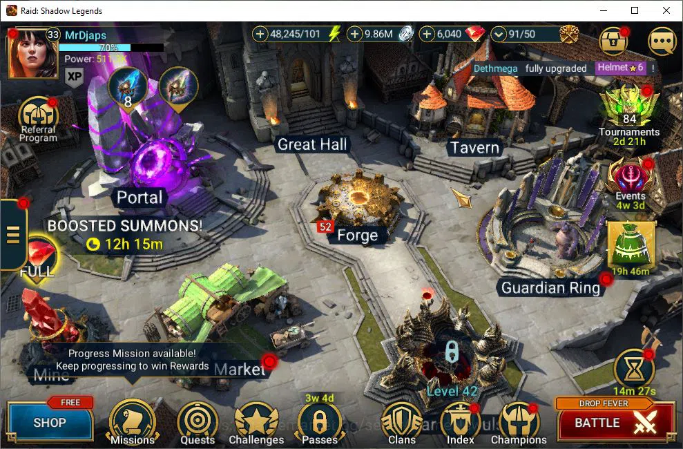 Raid: Shadow Legends Mid-Game Lv33 511K Power|1 Mythic(Ash'ner Dragonsoul)+26 Le image 1