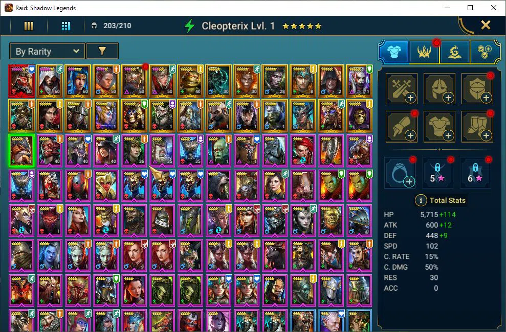 Raid: Shadow Legends Accounts Lv33 511K Power|1 Mythic(Ash'ner Dragonsoul)+26 Le image 9