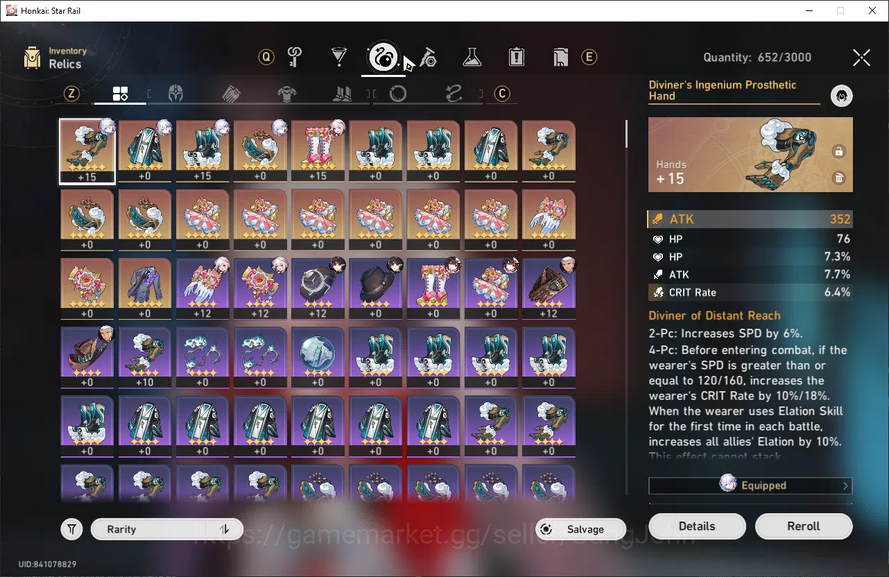 Honkai Star Rail Accounts Asia TL48 7 Limit Prime Team SW999 Sparxi YaoGuang image 7