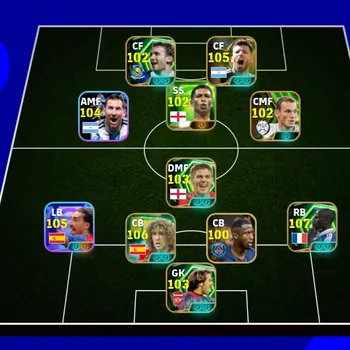 eFootball Accounts Legends & Iconic Players EFOOTBALL COLECTIVE 3221+ | NEW CARD COLE PALMER,LUKA MODRIC,RONALDO