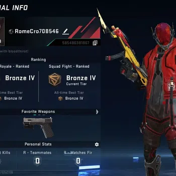 Blood Strike Accounts Collab Skin ASIA|1 Collabs OPM|Lv3|Bronze IV Rank|1 Rare Playpal Meow|1 Epic Loot