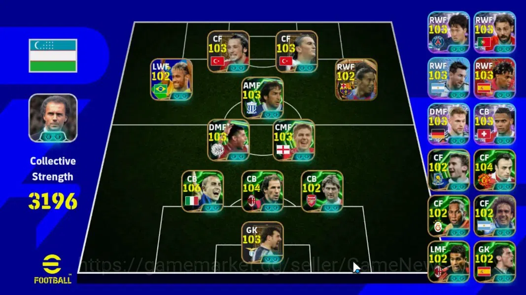 eFootball Accounts Android|3 Big Time Ronaldinho Gaucho,Frank Lampard image 1