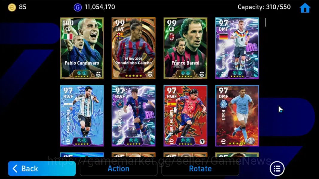 eFootball Accounts Android|3 Big Time Ronaldinho Gaucho,Frank Lampard image 5