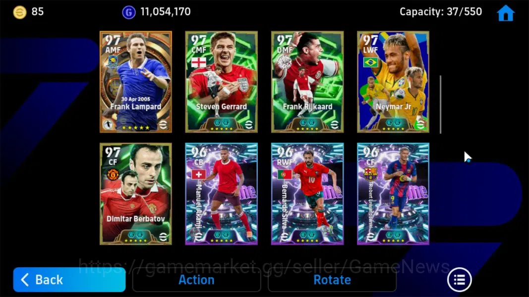 eFootball Accounts Android|3 Big Time Ronaldinho Gaucho,Frank Lampard image 9