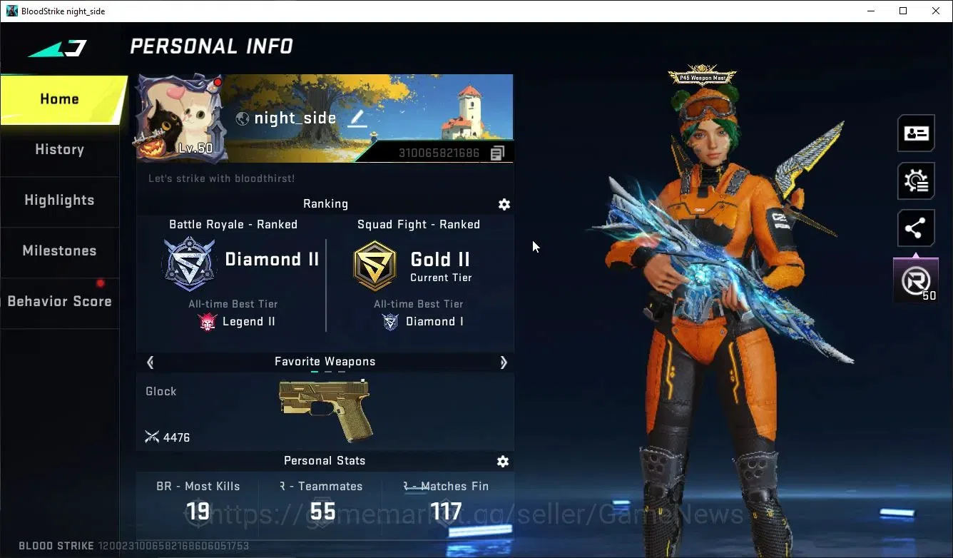 Blood Strike Accounts ASIA|MELEE DualBlades+17 ULTRA[Nova-Scarlet,Kainda image 2