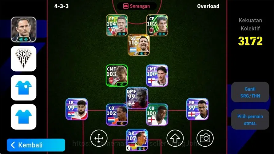eFootball Accounts Legends & Iconic Players Mobile|PW 3172|Lionel Messi BigT,Manuel Neuer ShowT,Iker Casillas Epic,Luis 1