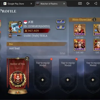 Watcher of Realms Accounts Others Global 60xx|Power 967K|Unnamed: Ymiret|2 Lord:Jezebelle,Aracha|23