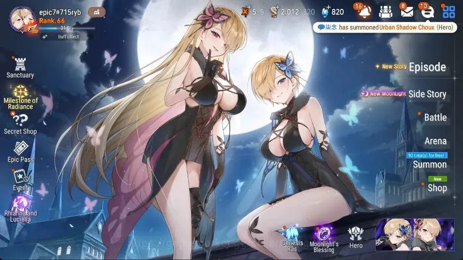 Epic Seven Accounts Asia |11 ML [LQCharlotte,STaeyou,EIlynav,CPavel,Et image 1