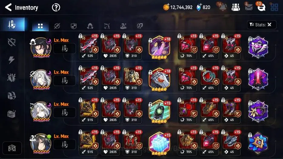 Epic Seven Accounts Asia |11 ML [LQCharlotte,STaeyou,EIlynav,CPavel,Et image 15
