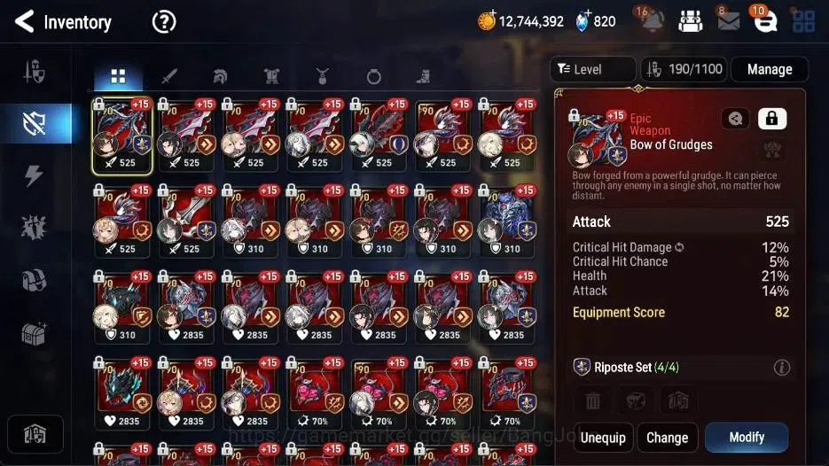 Epic Seven Accounts Asia |11 ML [LQCharlotte,STaeyou,EIlynav,CPavel,Et image 16