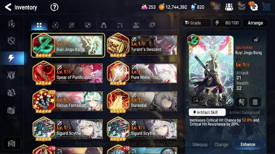 Epic Seven Accounts Asia |11 ML [LQCharlotte,STaeyou,EIlynav,CPavel,Et image 17